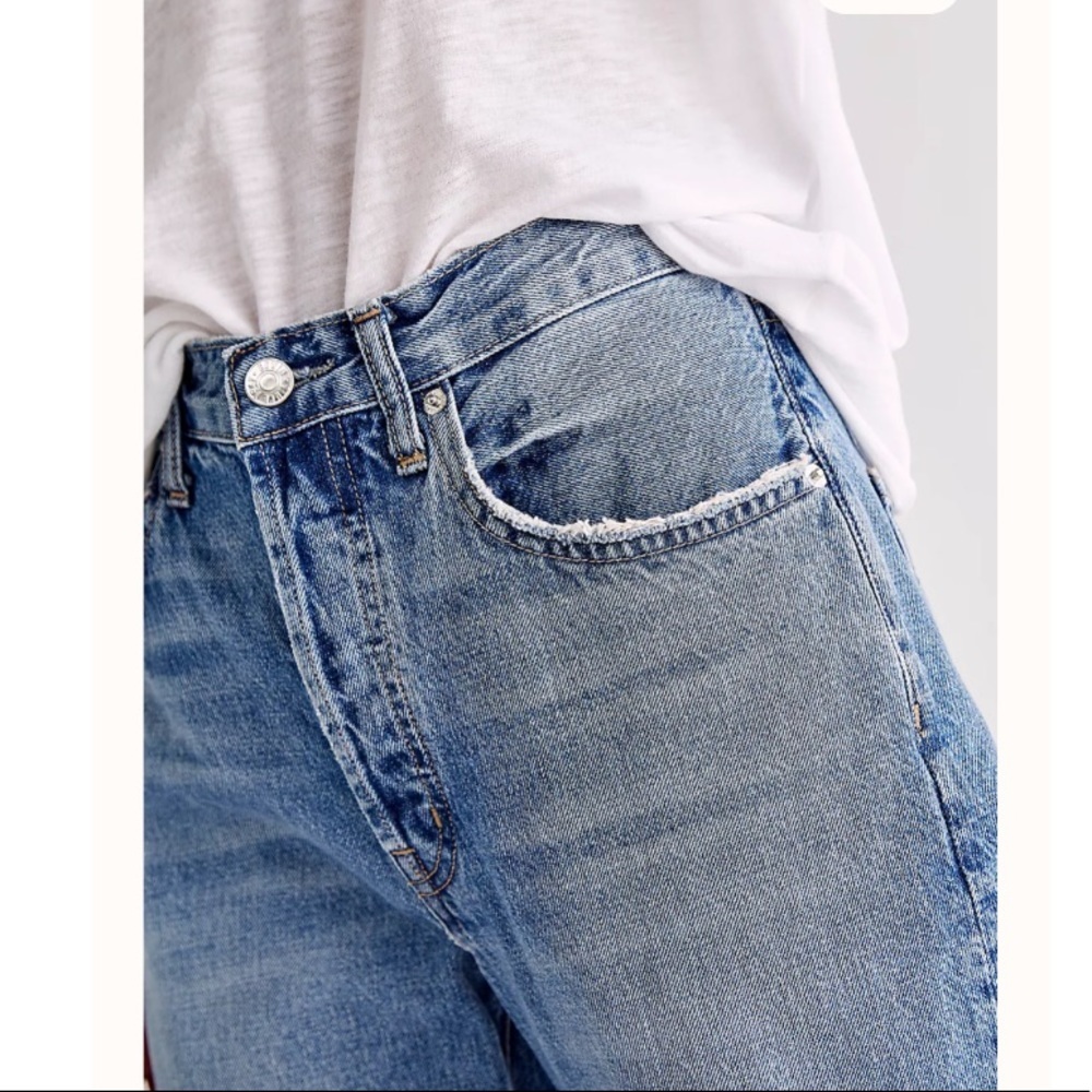 Free People EDWIN Tash Straight Jeans - Picture 3 of 7